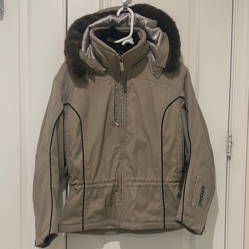Spyder Thinsulate Liteloft Ski Jacket-Fur trimmed hood & XLT 10,000mm waterproof
